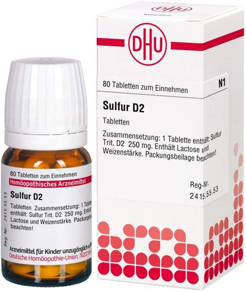 Sulfur D 2 80 Tabletten