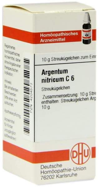 Argentum Nitricum C6 10 G Globuli