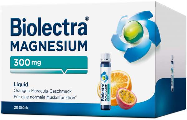 Biolectra Magnesium 300 mg Liquid 28 Trinkfläschchen