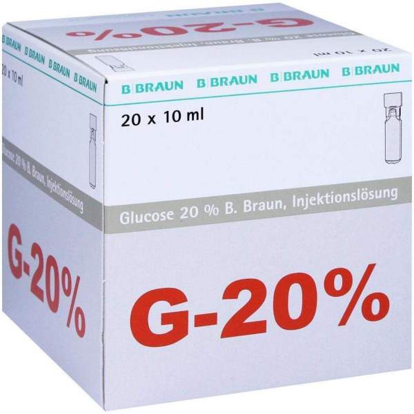 Glucose 20% Braun Mini Plasco Connect in