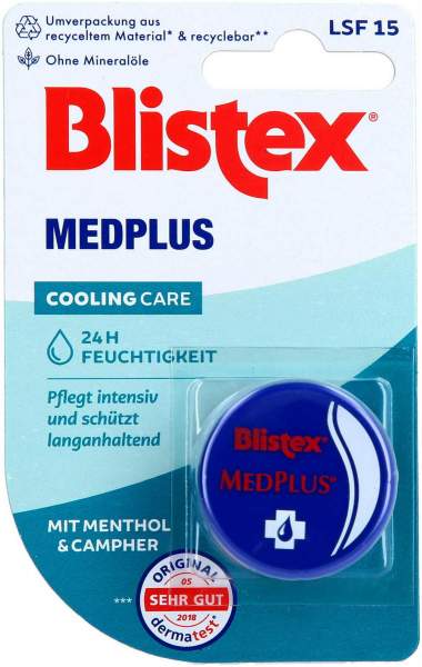 Blistex Medplus Creme Ohne Mineralöl Tiegel 7ml