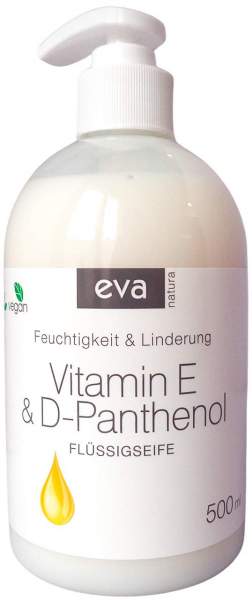 Eva natura cremige Flüssigseife Vitamin E+D-Pan 500ml