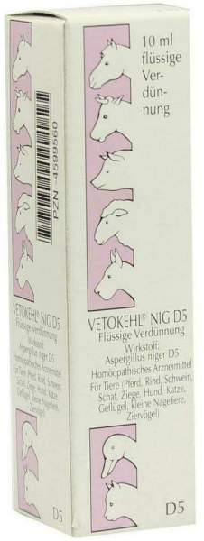 Vetokehl Nig D5 vet. 10 ml Tropfen