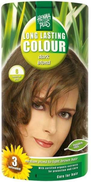Hennaplus Long Lasting Colur Farbe Dunkel-Blond 6
