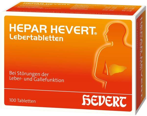 Hepar Hevert Lebertabletten 100 Tabletten