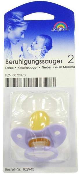 Sauger Kirschförmig Latex Gross Flieder 6-18 Monate 1 Stück