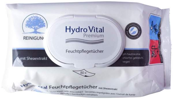 Hydrovital Premium Feuchtpflegetücher 80 Tücher