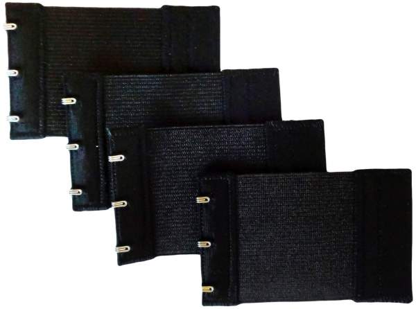 BH Erweiterung schwarz 4er Set 5,5 x 8 cm
