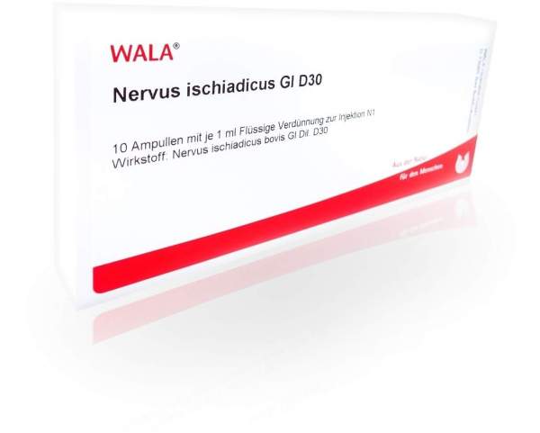 Wala Nervus Ischiadicus Gl D30 10 X 1 ml Ampullen