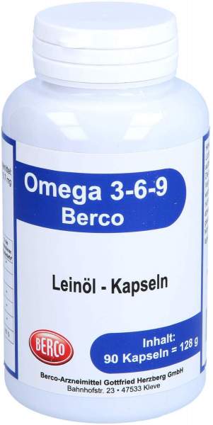 Omega 3 - 6 - 9 Berco 90 Kapseln