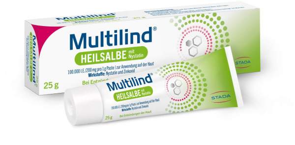 Multilind Wund-und Heilsalbe mit Zinkoxid und Nystatin 25 g