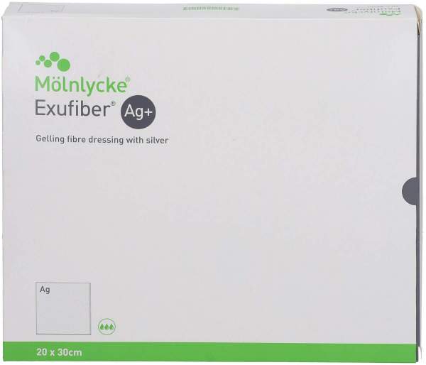 Exufiber Ag+ 20 X 30 cm Gelbild. Faserverb. M. Silber 5 Stück