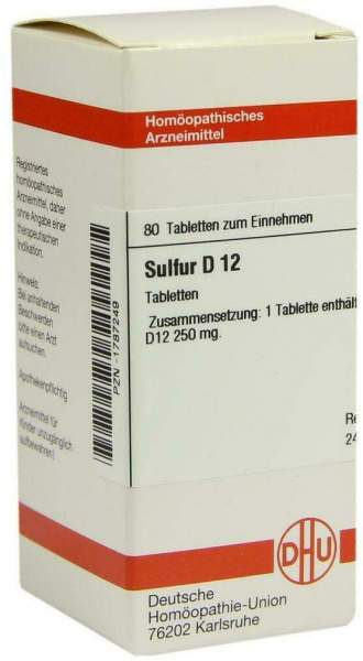 Dhu Sulfur D12 80 Tabletten