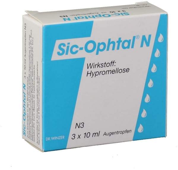 Sic Ophtal N 3 x 10 ml Augentropfen