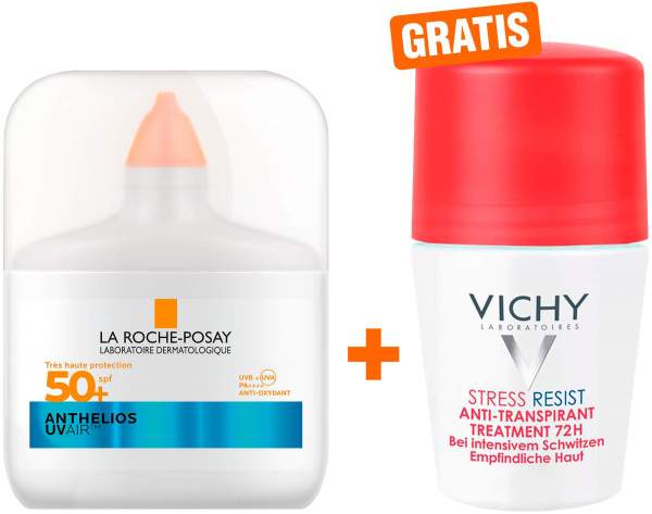 La Roche Posay Anthelios UV Air Serum LSF 50+ 50 ml + gratis Vichy Deo Stress Resist 72h 50 ml