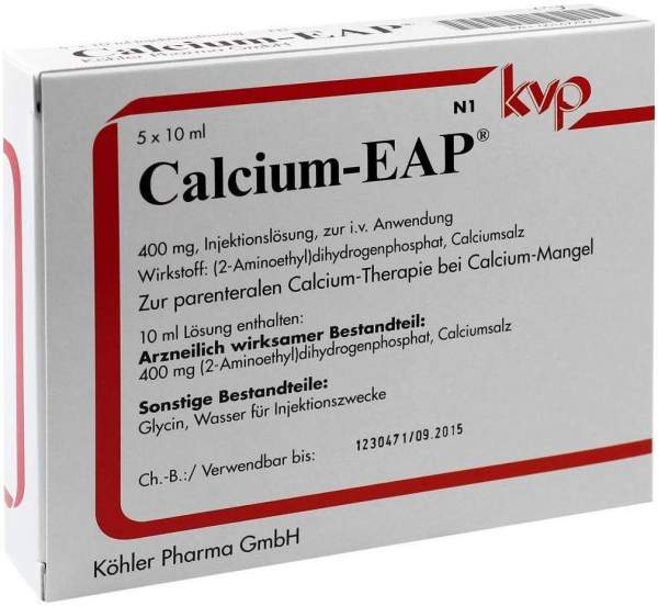 Calcium Eap Ampullen 4% 5 X 10 ml