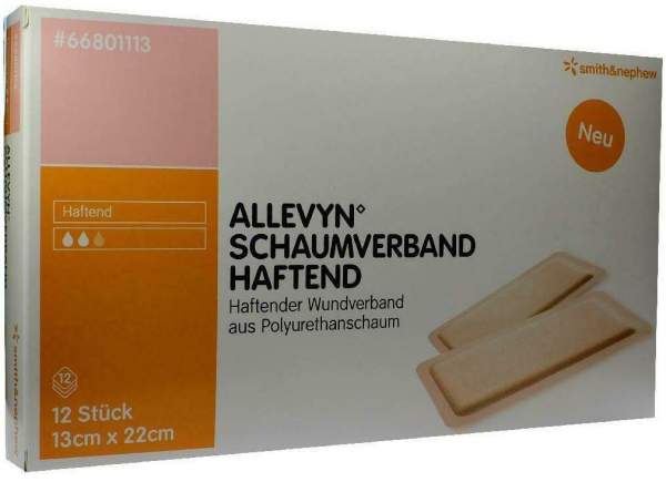 Allevyn Schaumverband 13x22cm Haftend