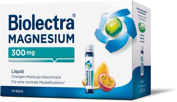 Biolectra Magnesium 300 mg Liquid 14 Trinkfläschchen