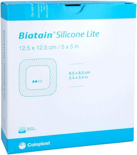 Biatain Silicone Lite Schaumverband 12,5x12,5 cm