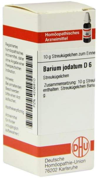 Barium Jodatum D6 10 G Globuli