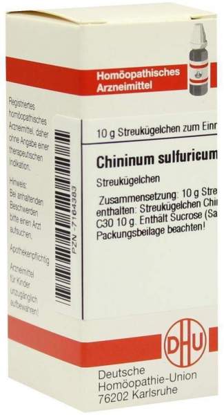 Chininum Sulfuricum C 30 Globuli 10 G