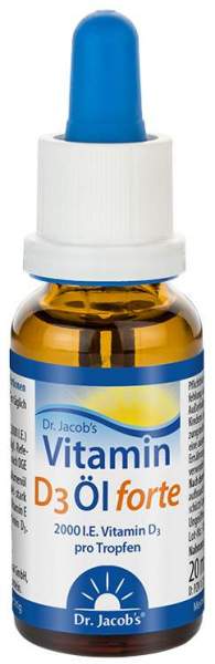 Vitamin D3 Öl forte Dr.Jacob s 20 ml Tropfen