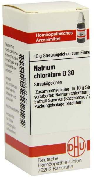 Natrium Chloratum D 30 Globuli