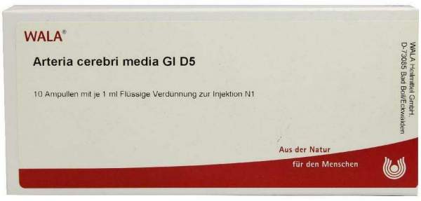Wala Arteria Cerebri Media Gl D5 10 X 1 ml Ampullen