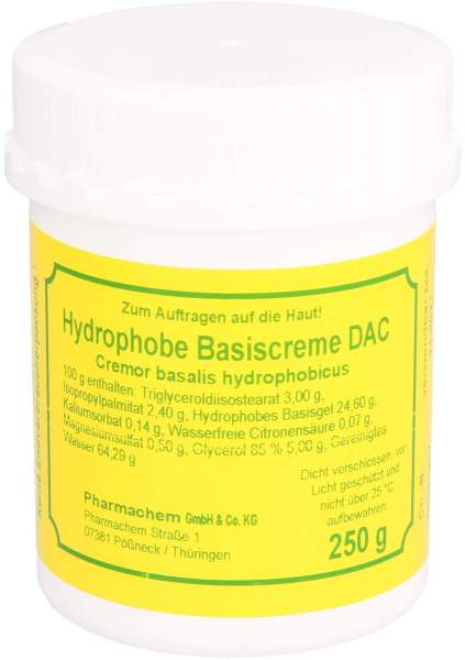 Hydrophobe Basiscreme Dac 250 G