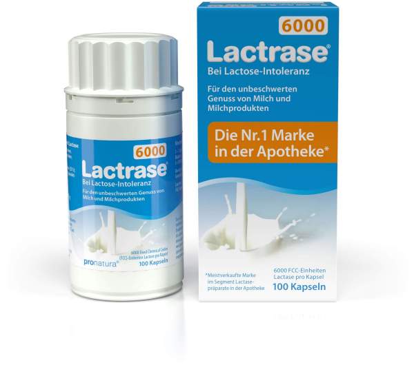 Lactrase 6.000 Fcc 100 Kapseln