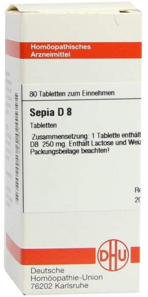 Sepia D 8 80 Tabletten