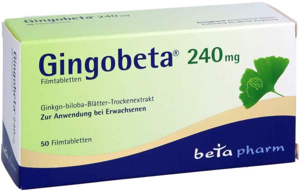 Gingobeta 240 mg 50 Filmtabletten