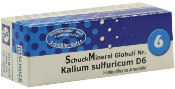 Schuckmineral Globuli 6 Kalium Sulfuricu