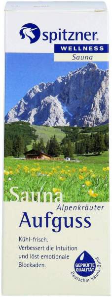 Spitzner Saunaaufguss Alpenkräuter Wellness 190 ml