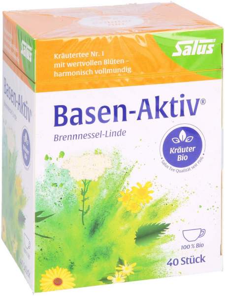 Basen aktiv Tee Nr. 1 Brennnessel - Linde Bio Salus 40 Filterbeutel