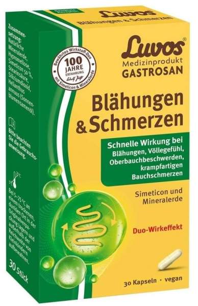 Luvos Gastrosan Blähungen &amp; Schmerzen 30 Kapseln