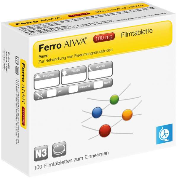 Ferro Aiwa 100 mg 100 Filmtabletten