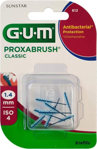 GUM Proxabrush Classic Ersatzbürsten 1,4 mm 8 Stück