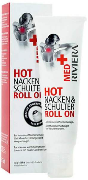 Riviera MED+ Hot Nacken &amp; Schulter Roll-on 75ml