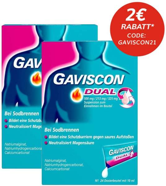 Sparset Gaviscon Dual 48 x 10 ml Suspension