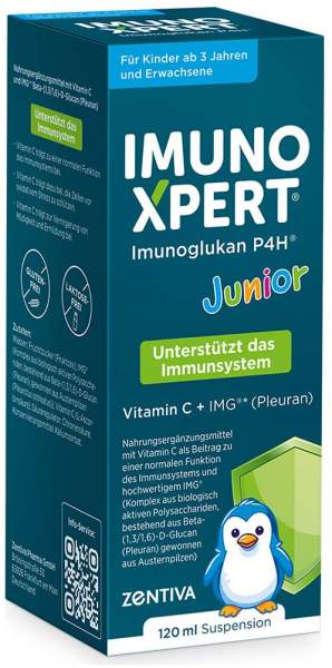 Imunoxpert Junior Suspension Vitamin C + Beta - Glucan 120 ml
