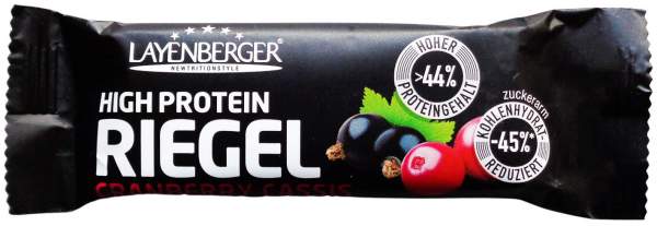 Layenberger Lowcarb.One Protein-Riegel Cra.-Cassis 35g