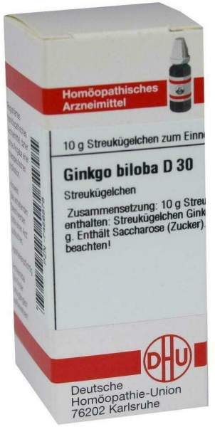 Dhu Ginkgo Biloba D30 10 G Globuli