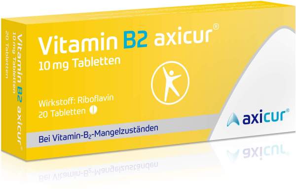 Vitamin B2 Axicur 10 mg 20 Tabletten