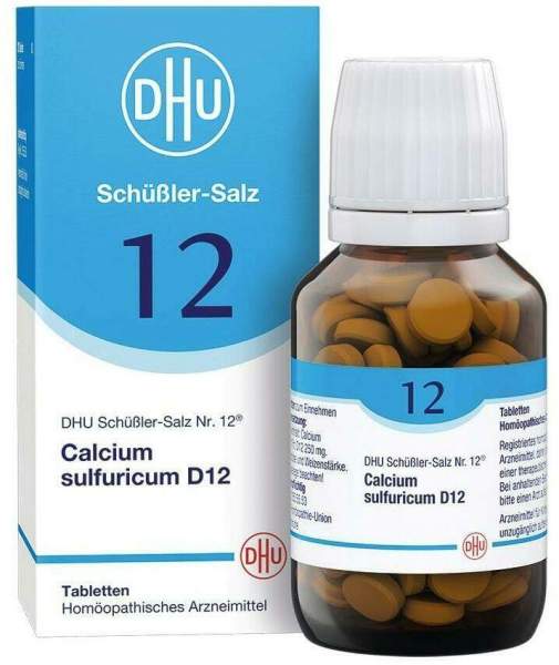 Dhu Schüßler-Salz Nr. 12 Calcium Sulfuricum D12 200 Tabletten