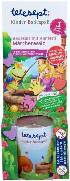 Tetesept Kinder Badespaß Konfetti Märchenwald 40 G