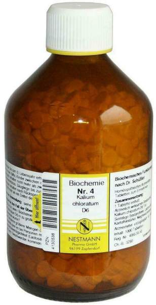 Biochemie 4 Kalium Chloratum D 6 1000 Tabletten