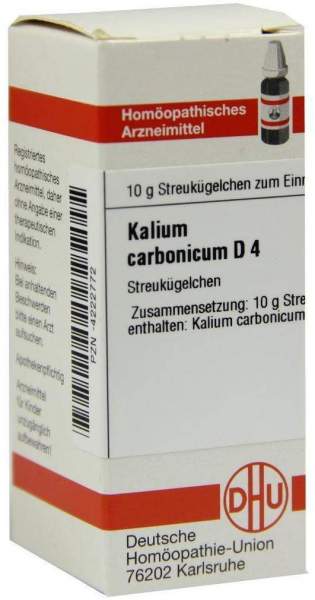 DHU Kalium carbonicum D4 Globuli