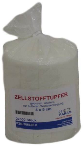 Zellstofftupfer 4 X 5 cm 1000 Tupfer