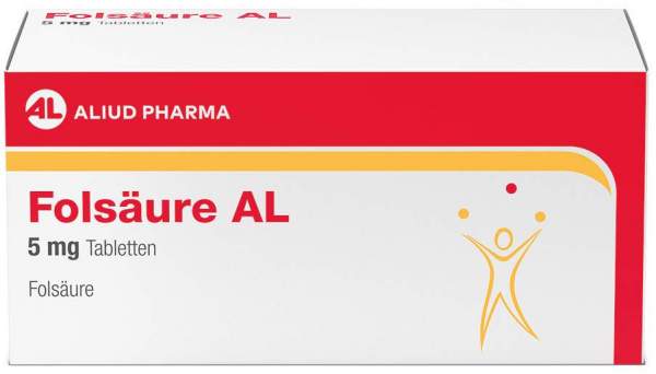 Folsäure Al 5 mg Tabletten 100 Stück